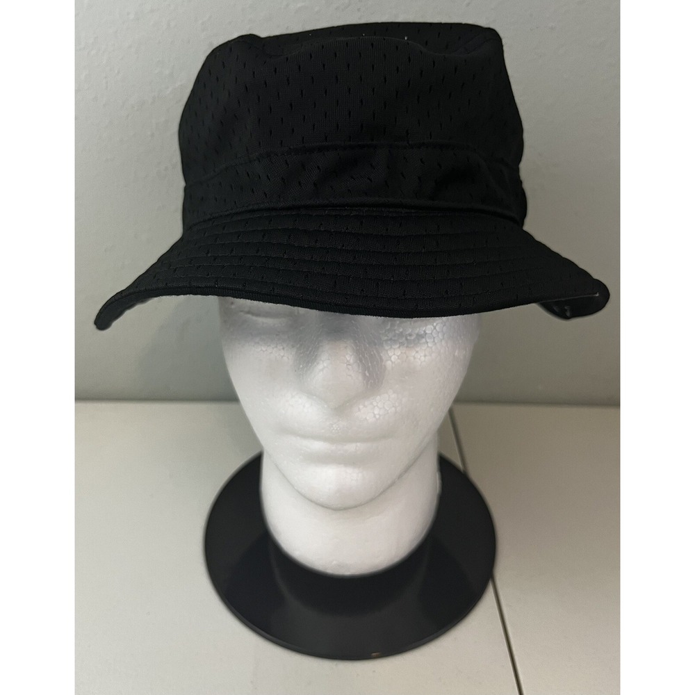 Rocksmith Reversible Bucket Hat Mens Black White Dollar Sign Mesh OSFM